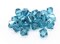 100pcs Authentic Preciosa 6mm Faceted Bicone Crystal Loose Beads Indicolite Compatible with Swarovski 5301/5328 for DIY Jewelry Making Pre-B653